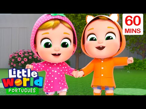 Nico e Nina Brincam na Chuva | O Mundo de Nina e Nico - Little World Português