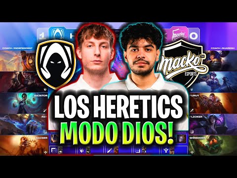 HERETICS ACTIVAN EL MODO DIOS CONTRA MACKO ESPORTS! | MCK vs HRTS RESUMEN COMPLETO EMEA MASTERS 2025