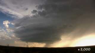 preview picture of video 'May 23, 2014 New Mexico Supercell Time Lapse'