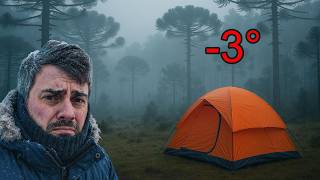 PASSEI A NOITE NA CIDADE MAIS FRIA DO BRASIL - ACAMPAMENTO