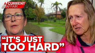 Major flood warnings in Sydney as woman prepares for second deluge in 12 months | A Current Affair