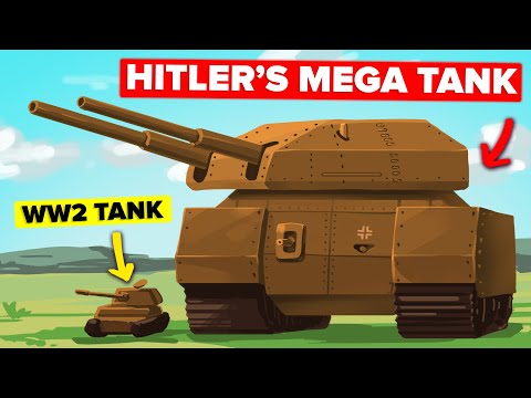Hitler's 1,000 Ton German War Machine (Most Insane Mega Tank Ever Invented)