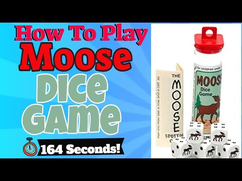 How To Play Moose Dice *The Moose Spotting Game*