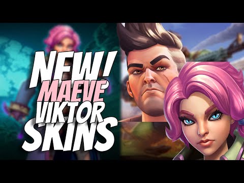 NEW MAEVE AND VIKTOR SKINS! Paladins "Maeve & Viktor" Gameplay