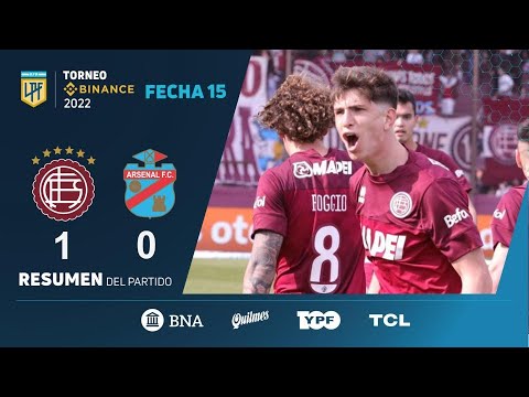 #TorneoBinance | Fecha 15 | resumen de Lanús - Arsenal