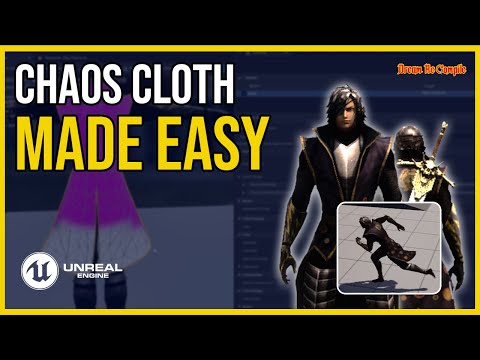 How to Create Cloth Simulation Easily with Chaos Cloth in Unreal Engine 5
