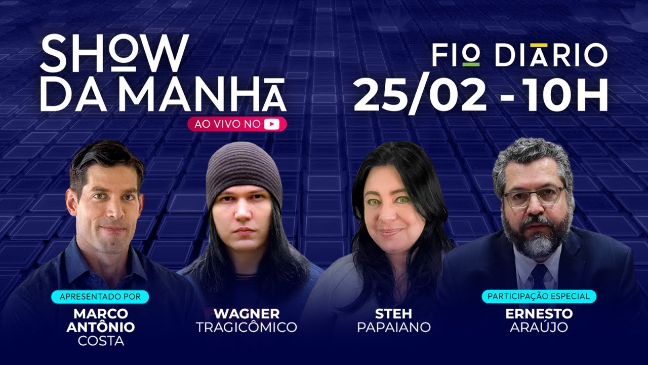 SHOW DA MANHÃ - CENTRÃO ABANDONA LULA - MORAES ATACA REDES SOCIAIS - 25/02/2024