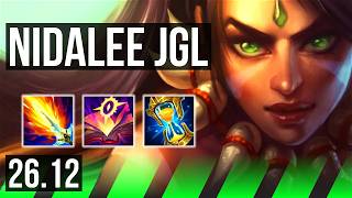 NIDALEE vs HECARIM (JGL) | Good KDA: 14/1/10 | EUW Challenger | 26.12