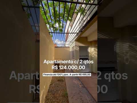 Apartamento por apenas R$ 124 mil, em Águas Lindas de Goiás