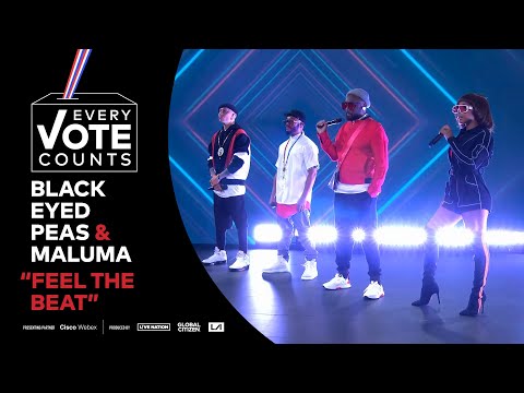 Black Eyed Peas & Maluma Perform "Feel The Beat" | Every Vote Counts: A Celebration of Democracy