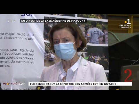 Florence Parly, Ministre des Armées fait le point sur sa visite en Guyane