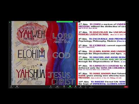 May 7th,  2022  Oceanside  Zoom Class -  The Called are Justified in Yahshua