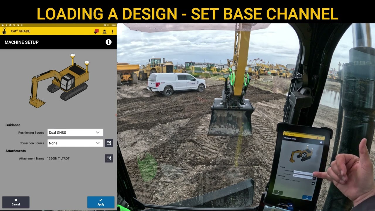 Loading A Design Set Base Channel