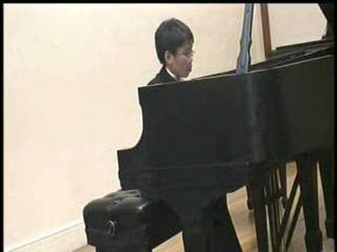 Bach Three-Part Invention (Sinfonia) No. 2 by George Li (10 yr)