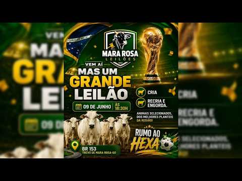 MARA ROSA LEILÕES - GOIÁS - LEILÃO DE GADO DE CORTE 09/06/2026