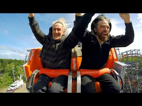 On-ride point of view of Wicked Cyclone