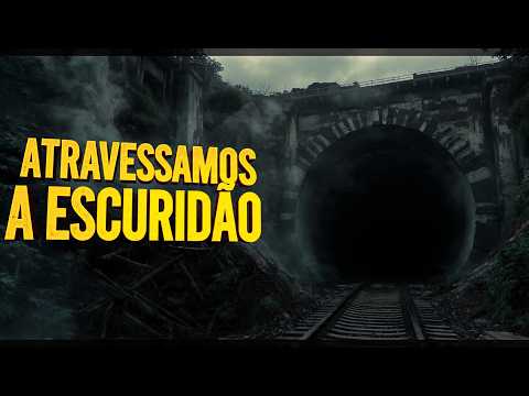 Atravessamos a Escuridão no Viaduto 13 | Túnel Abandonado em Vespasiano Corrêa (V13)