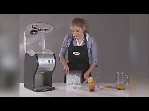Santos Electric Ice Crusher Demo CF604 www.WaW.Solutions
