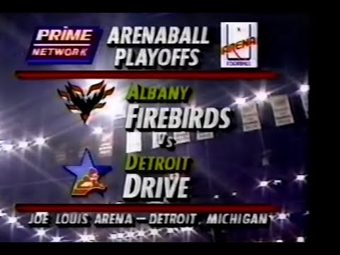 Arena Football - 1991 Season - Albany Firebirds vs. Detroit Drive (COMPLETE GAME)