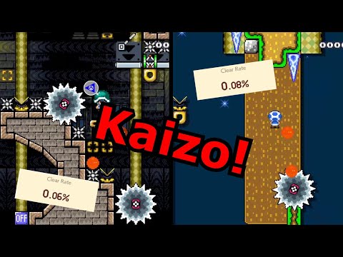 Two INSANE Bomb Kaizo Levels - Super Mario Maker 2