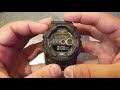 How To Set The Date Digital Time On Casio Gshock 3263 GD 100 Series