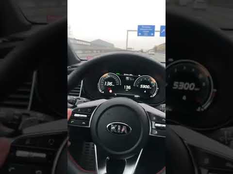 No SPEEDLIMIT KIA PROCEED GT 204HP Kickdown on German Autobahn. Beautiful Sound
