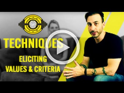 NLP Techniques: Eliciting Values & Criteria