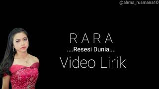 Download lagu Rara Resesi Dunia Lirik... mp3