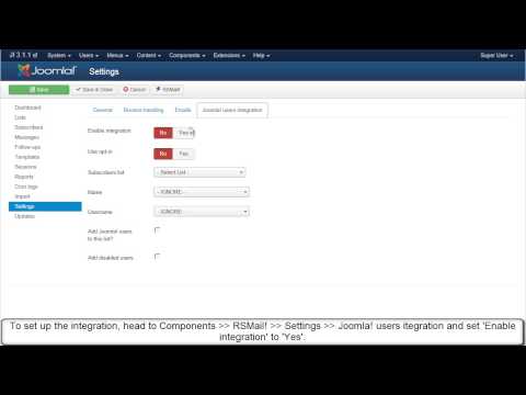 Ep. 70: RSMail! integration with the default Joomla! registration form