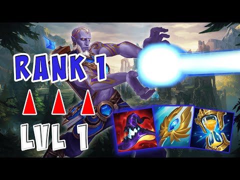 Smurfing as Ryze in Diamond (VS Fizz) | [Level 1 to Rank 1] Best Ryze NA Challenger Mid Season 11