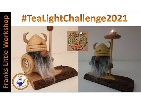 #Tealightchallenge2021, Viking Tea light from scrap wood