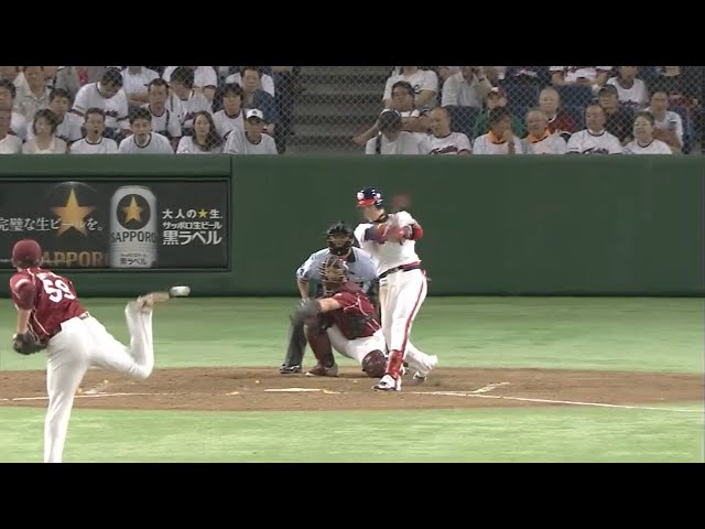 【5回裏】ファイターズ・陽 2打席連続ヒットでチャンスメーク!! 2016/8/30 F-E