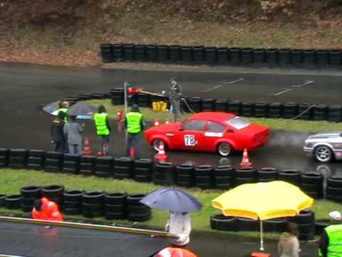 Kadett C Coupe Slalom Slalomrennen Hagen 2009 Kartbahn