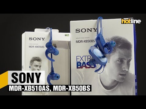 Наушники Sony MDR-XB510AS черный - Видео