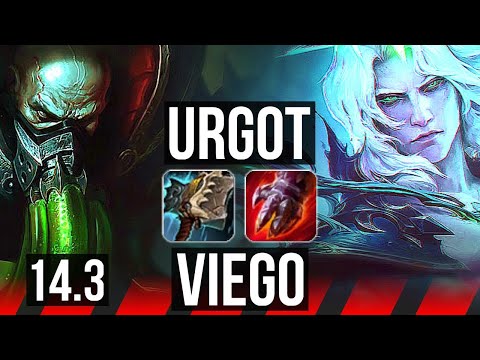URGOT vs VIEGO (TOP) | 5/0/6, 500+ games | KR Diamond | 14.3