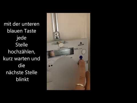 Apator Norax 3D Pin eingeben Stromzähler anblinken moderne Messeinrichtung mME