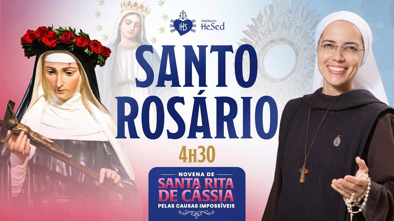 Santo Rosário da Madrugada | Novena de Santa Rita de Cássia - 21/05