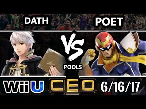 CEO 2017 Smash 4 -Dath (Robin) vs Poet (Captain Falcon) WiiU Tournament