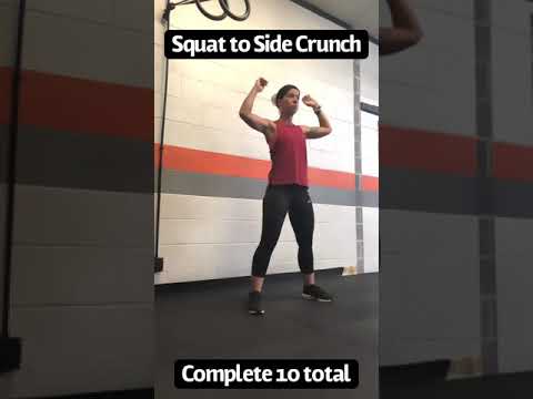 Squat to Side Crunch