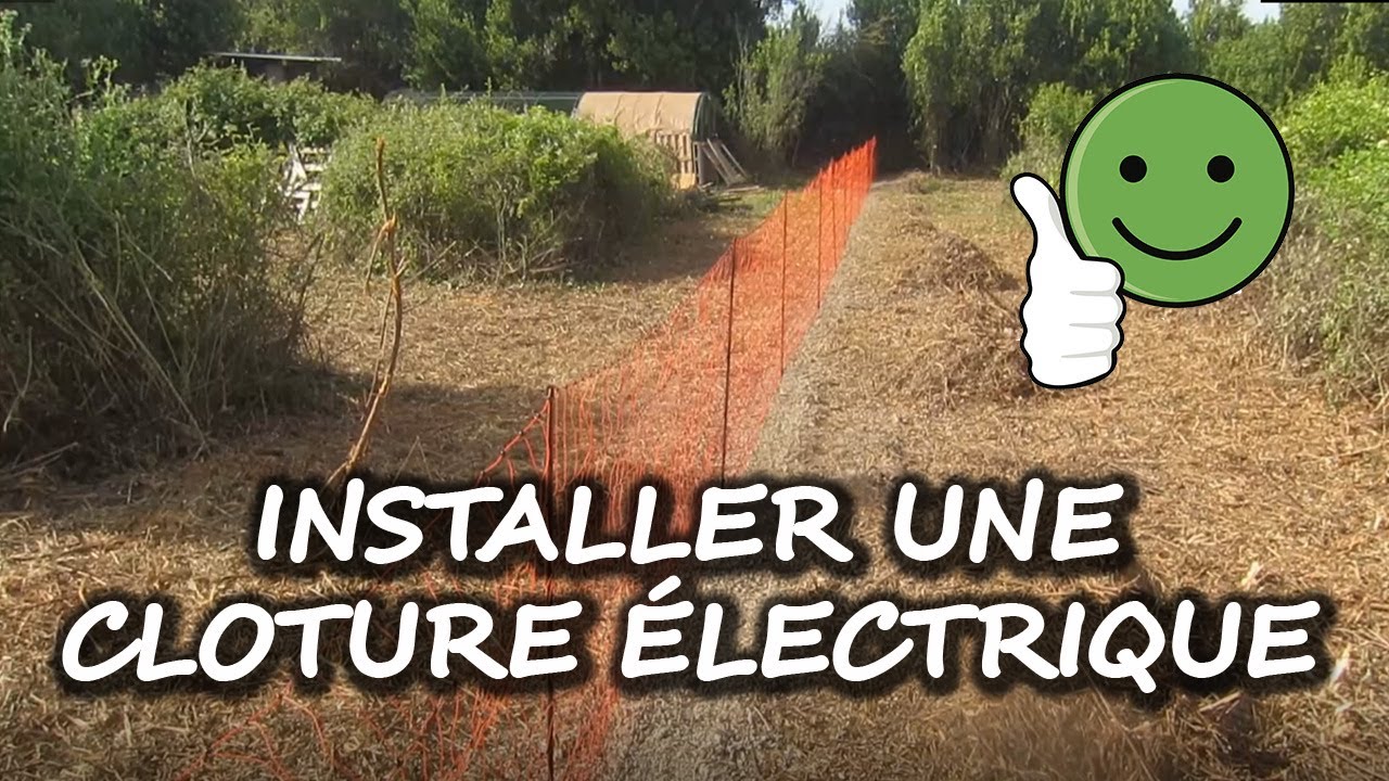 Installer une clôture électrique