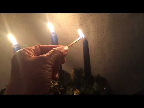Advent, Advent.  - Die dritte Kerze brennt.