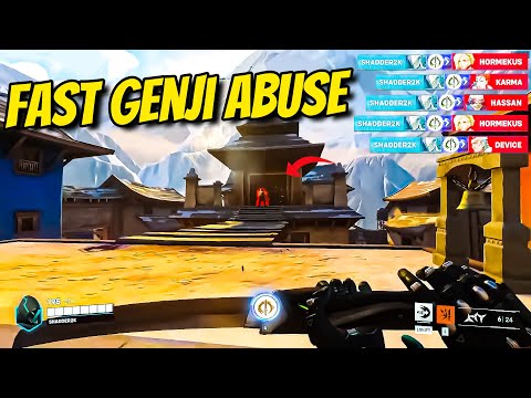 Shadder2k *ABUSES* FAST Genji Meta In Overwatch 2