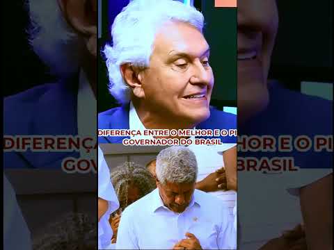 DIFERENÇA ENTRE O MELHOR E PIOR GOVERNADOR DO BRASIL