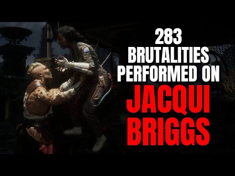 Mortal Kombat 11: 283 Brutalities Performed on Jacqui Briggs (1080P/60FPS)
