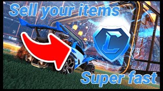 How to sell your items super fast in Rocket League! Make Insane Profit!