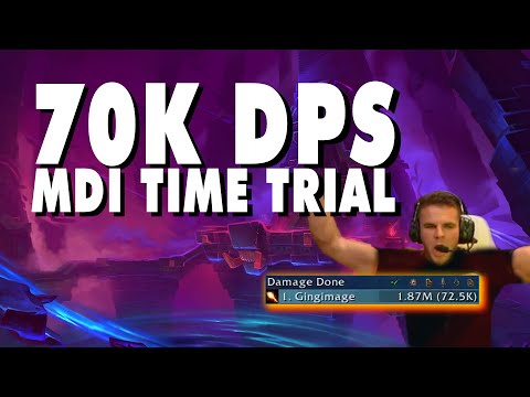 72k DPS MDI Time trial?? - Echo MDI De Other Side time trial Gingi Mage PoV