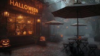 Best Spooky Music Halloween 2025 🎃 The Haunted Cafe 👻 Halloween Jazz Music