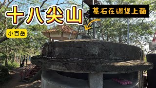 小百岳 十八尖山 10分鐘即可攻頂 生態豐富 路邊看到眼鏡蛇 新竹運動休閒的好去處