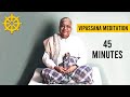 Vipassana Meditation 45 Minutes (S. N. Goenka)