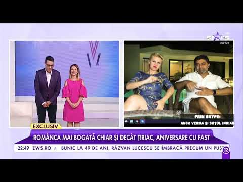 Abhishek Verma & Anca Verma live on #AgentVIP show of Cristi Brancu on Antena Stars TV June 5, 2018